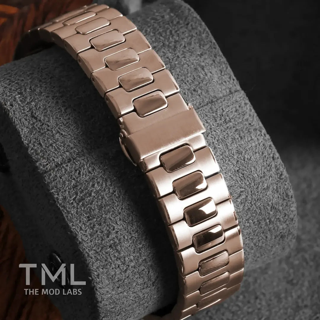 Nautiko - Rose Gold & Abyss Blue