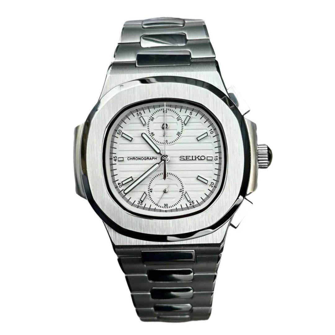 Nautiko Chronograph - Ghost White - The Mod Labs