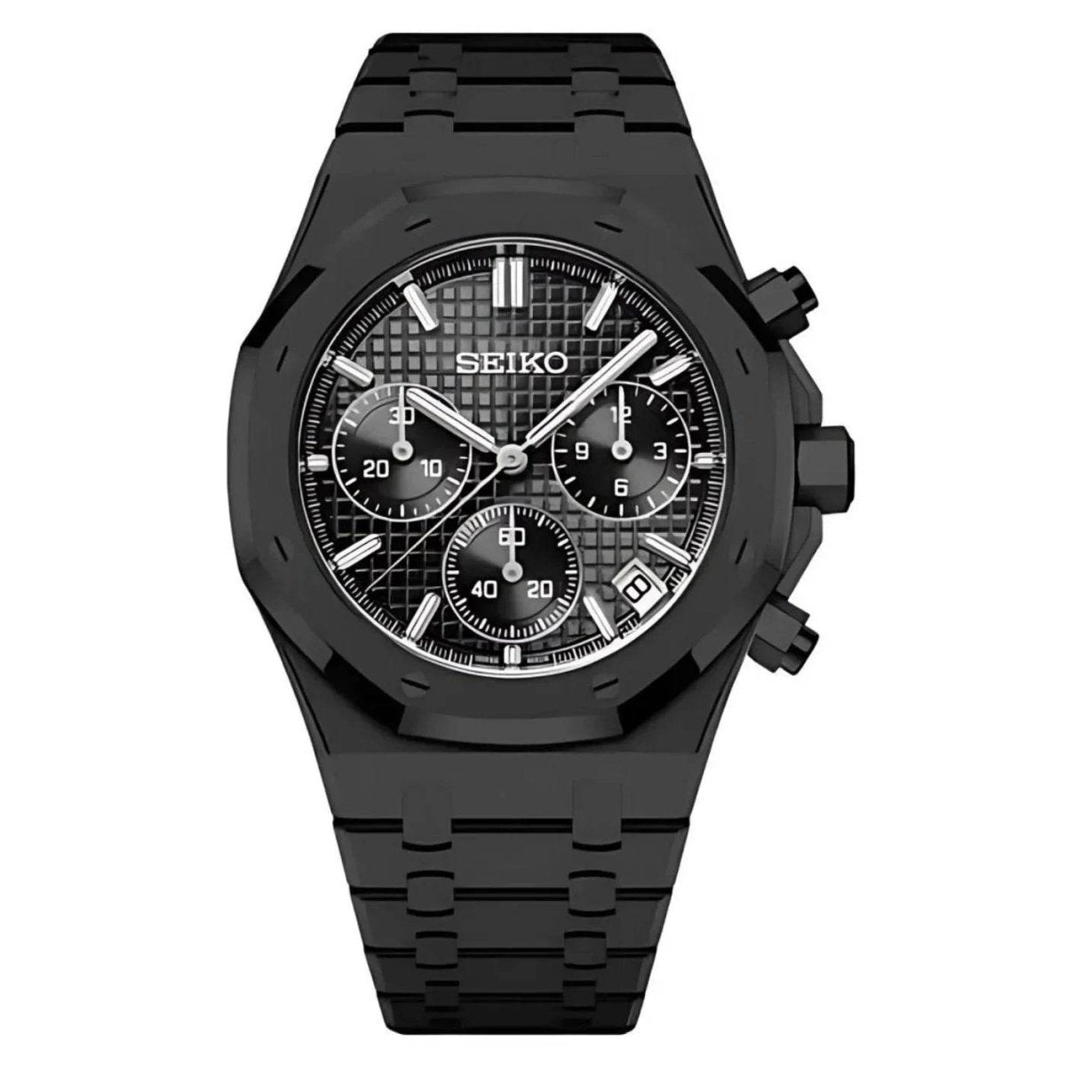 Royal Seikoak Chronograph - Black Phantom - The Mod Labs