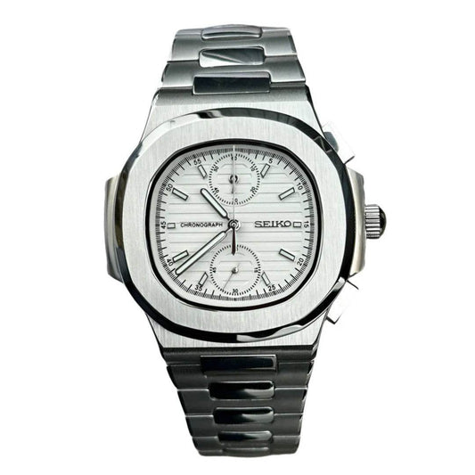 Nautiko Chronograph - Ghost White - The Mod Labs