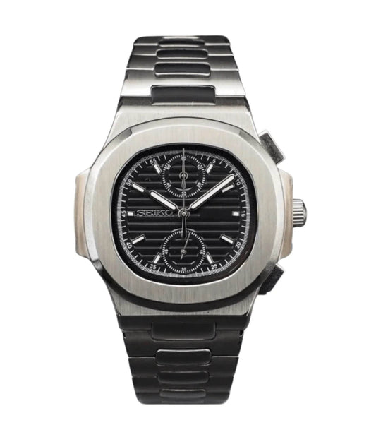 Nautiko Chronograph - Stealth Black - The Mod Labs