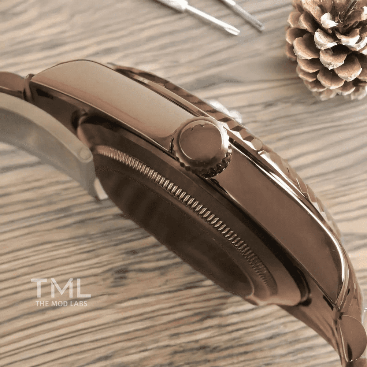 Seikojust Day Date - Chocolate