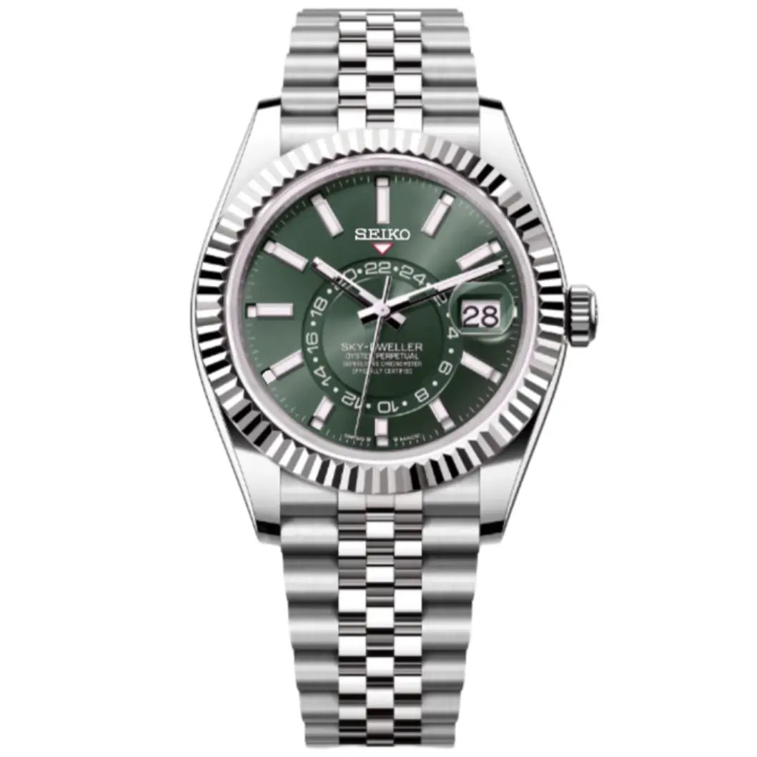 Seikojust Sky Dweller - Mint Green - The Mod Labs