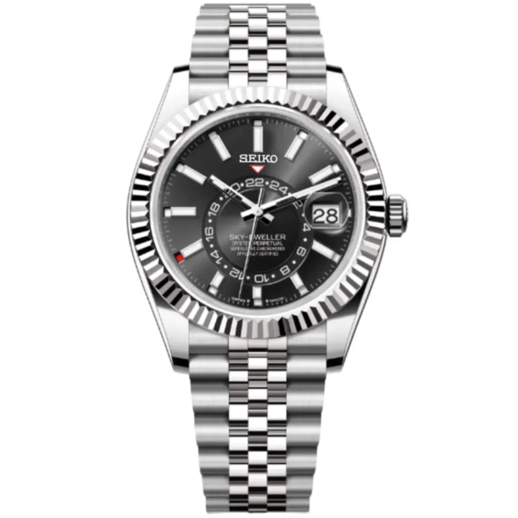 Seikojust Sky Dweller - Stealth Black - The Mod Labs