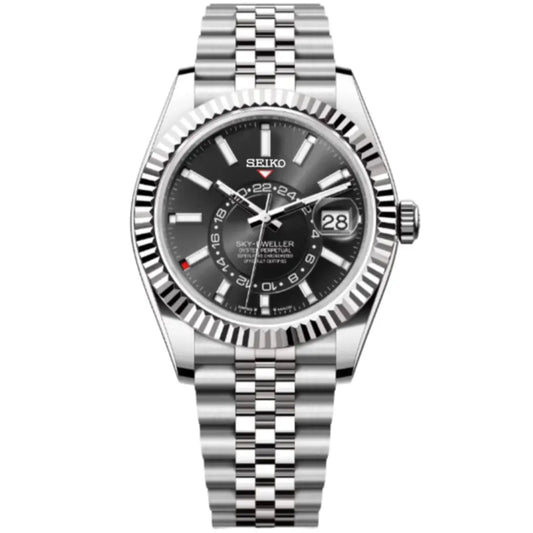 Seikojust Sky Dweller - Stealth Black - The Mod Labs