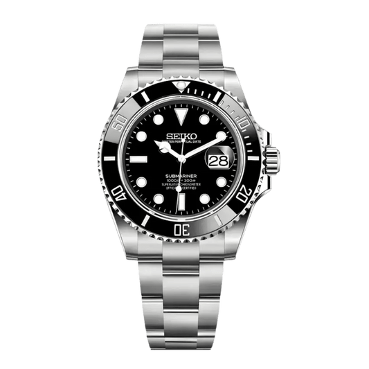 Seikomariner - Stealth Black - The Mod Labs