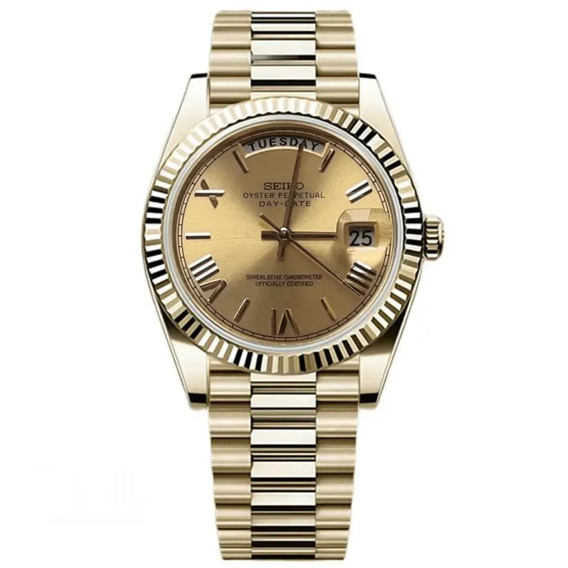 Seiko Mod | Day-Date Gold