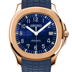 Seiko Mod | Aquanaut Abyss Blue Rose Gold