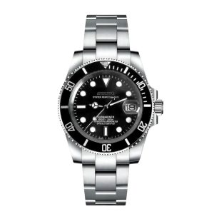 Seiko Mod | Submariner Stealth Black