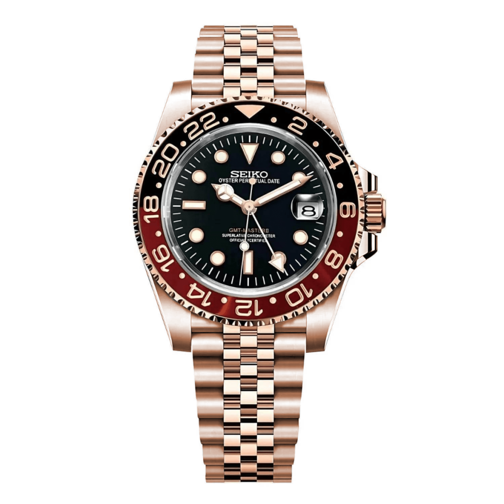 Seiko Mod | GMT-Master II Rose Gold