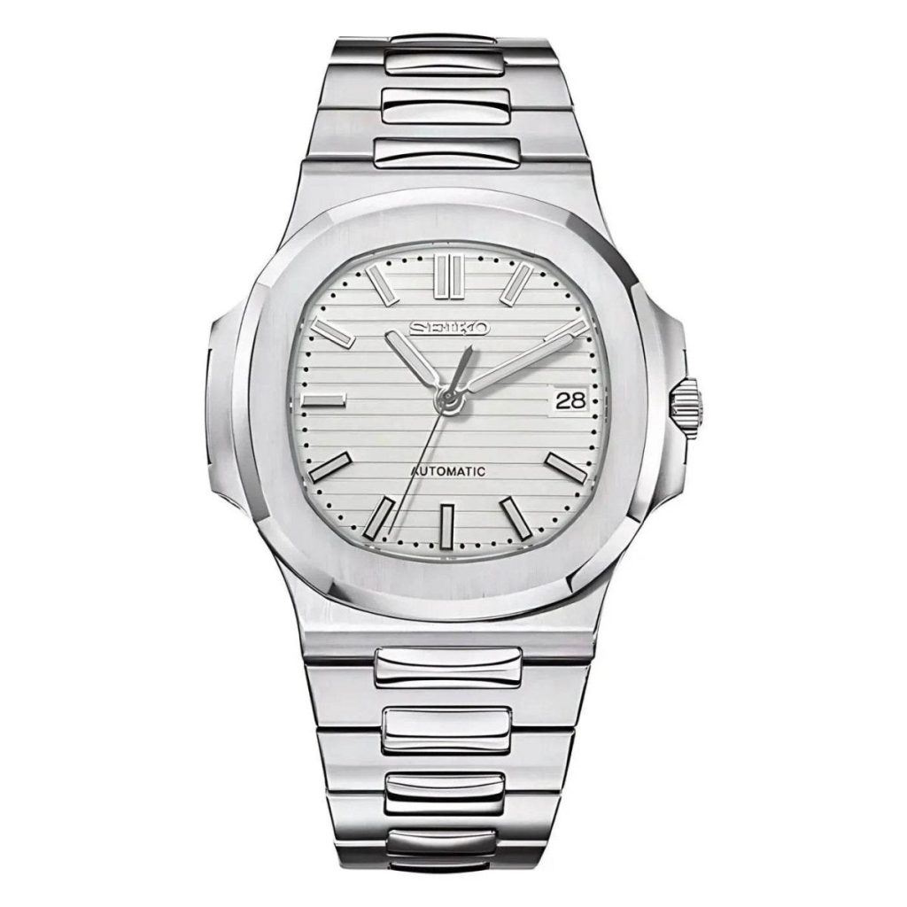 Seiko Mod | Nautilus Ghost White