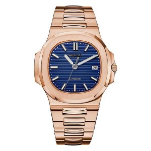 Seiko Mod | Nautilus Rose Gold & Abyss Blue