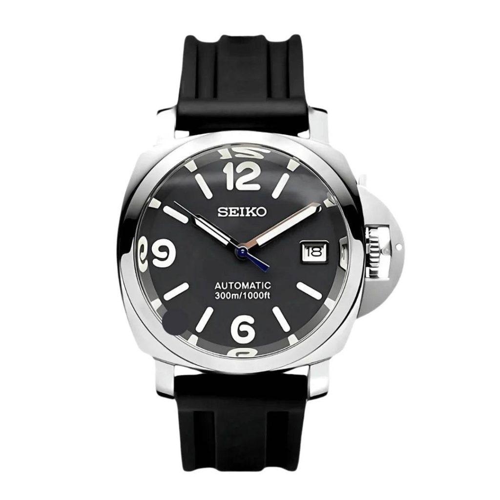Seiko Mod | Panerai Stealth Black