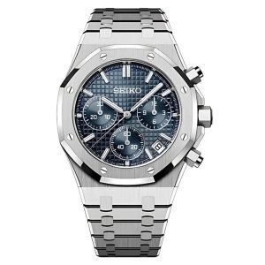Seiko Mod | Royal Oak Chronograph Azul