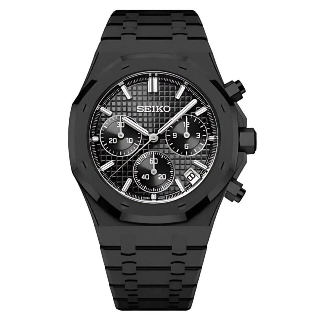 Seiko Mod | Royal Oak Chronograph Noir