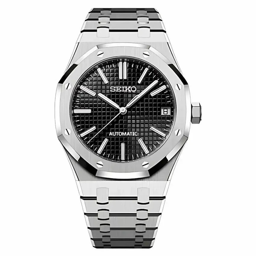 Seiko Mod | Royal Oak Stealth Black