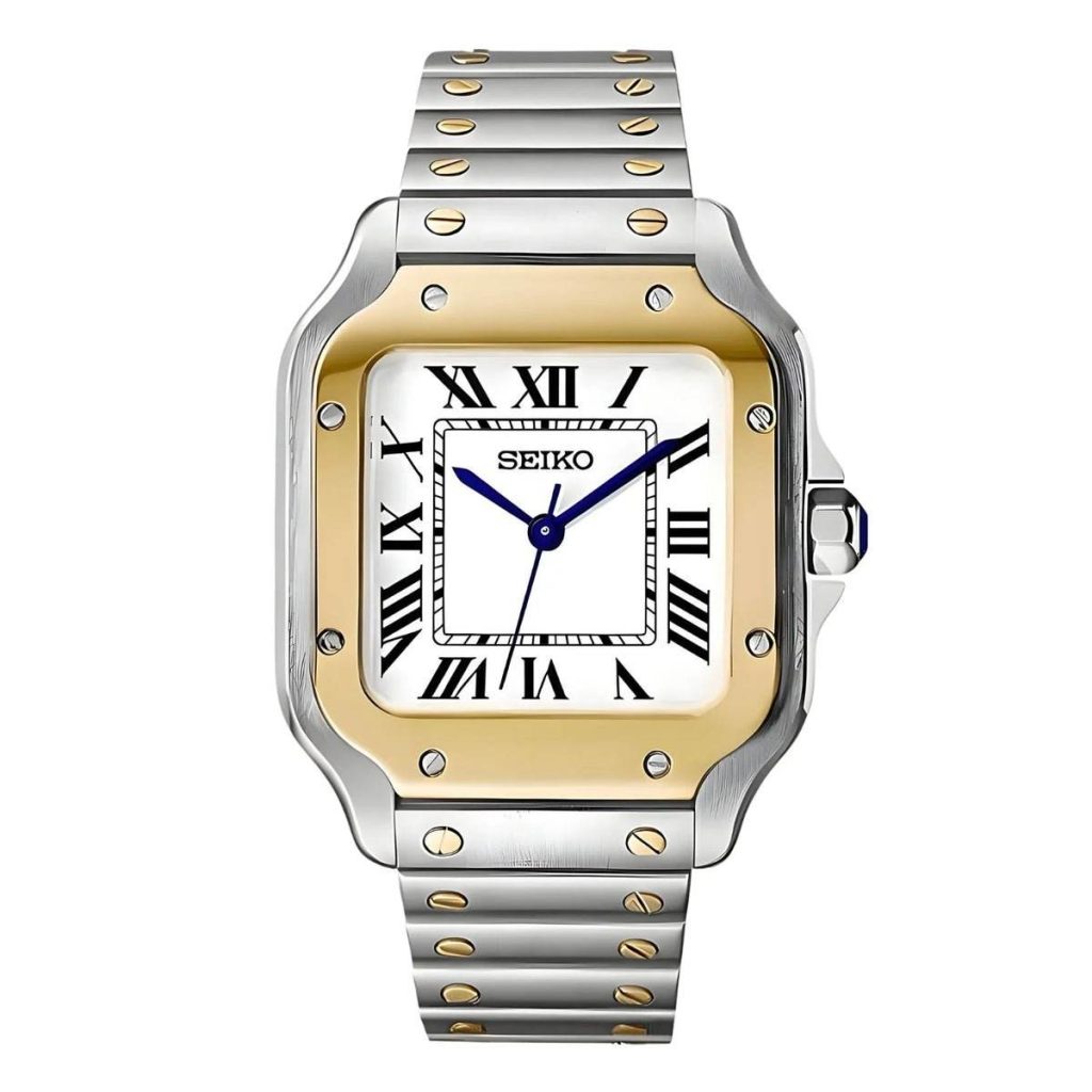 Seiko Mod | Santos Two Tone Gold