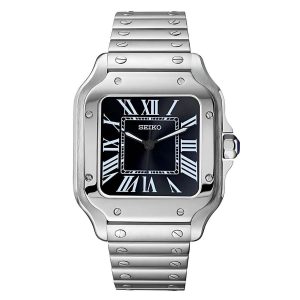 Seiko Mod | Santos Stealth Black