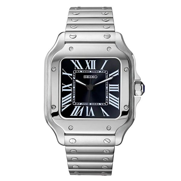 Seiko Mod | Santos Stealth Black
