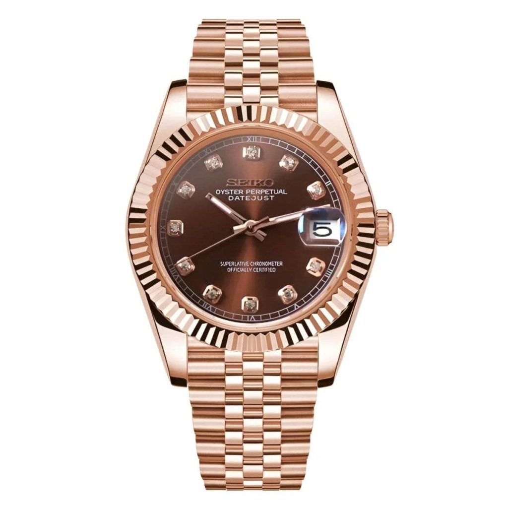 Seiko Mod | Datejust Chocolate