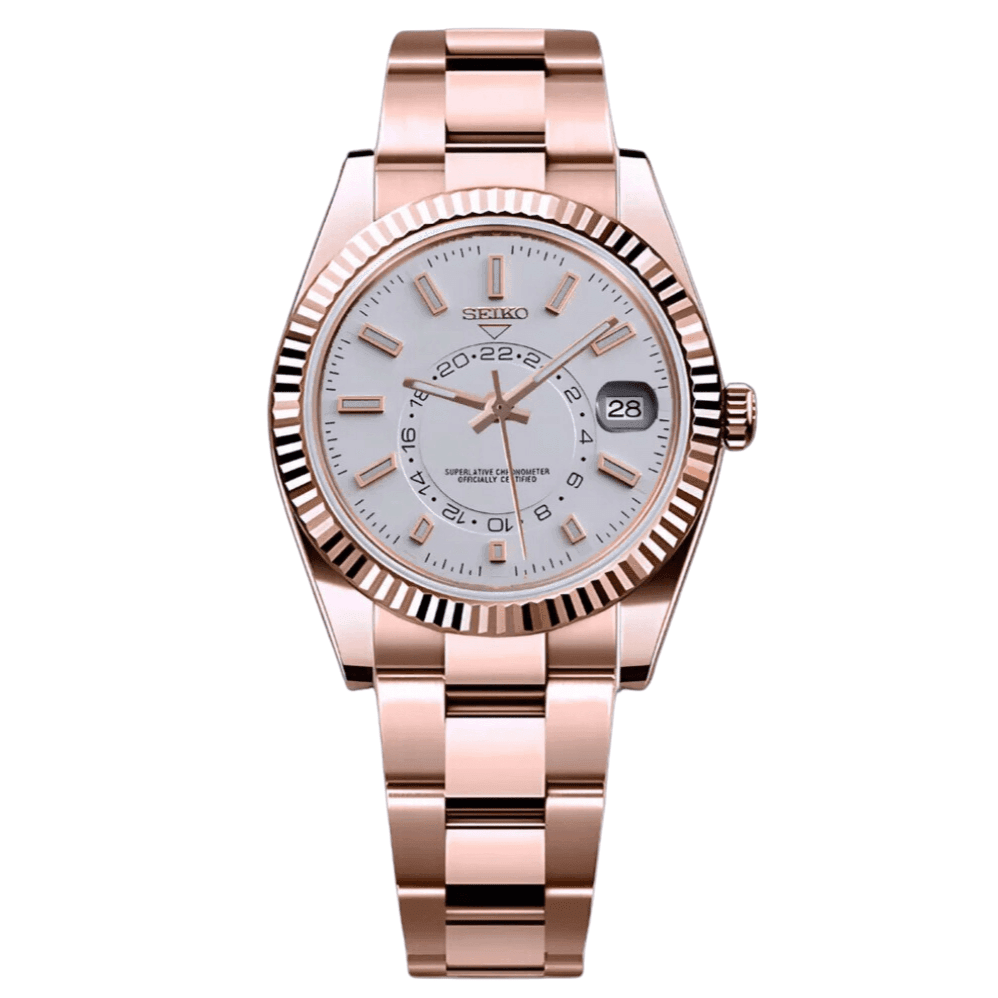 Seiko Mod | Sky-Dweller Rose Ivory