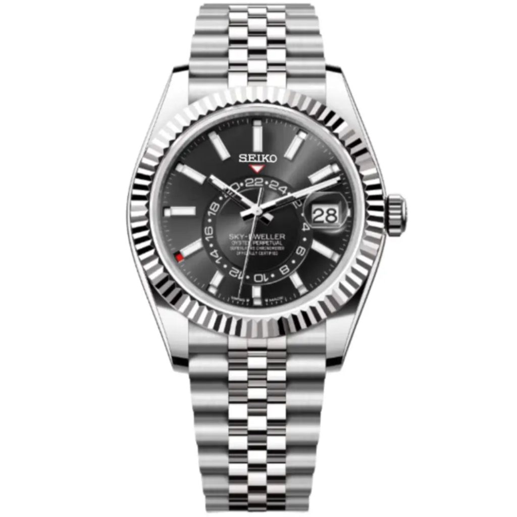 Seiko Mod | Sky-Dweller Stealth Black