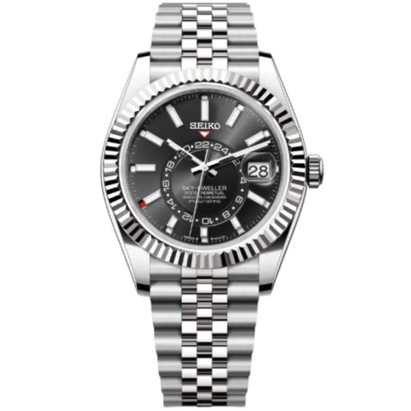 Seiko Mod | Sky-Dweller Stealth Black