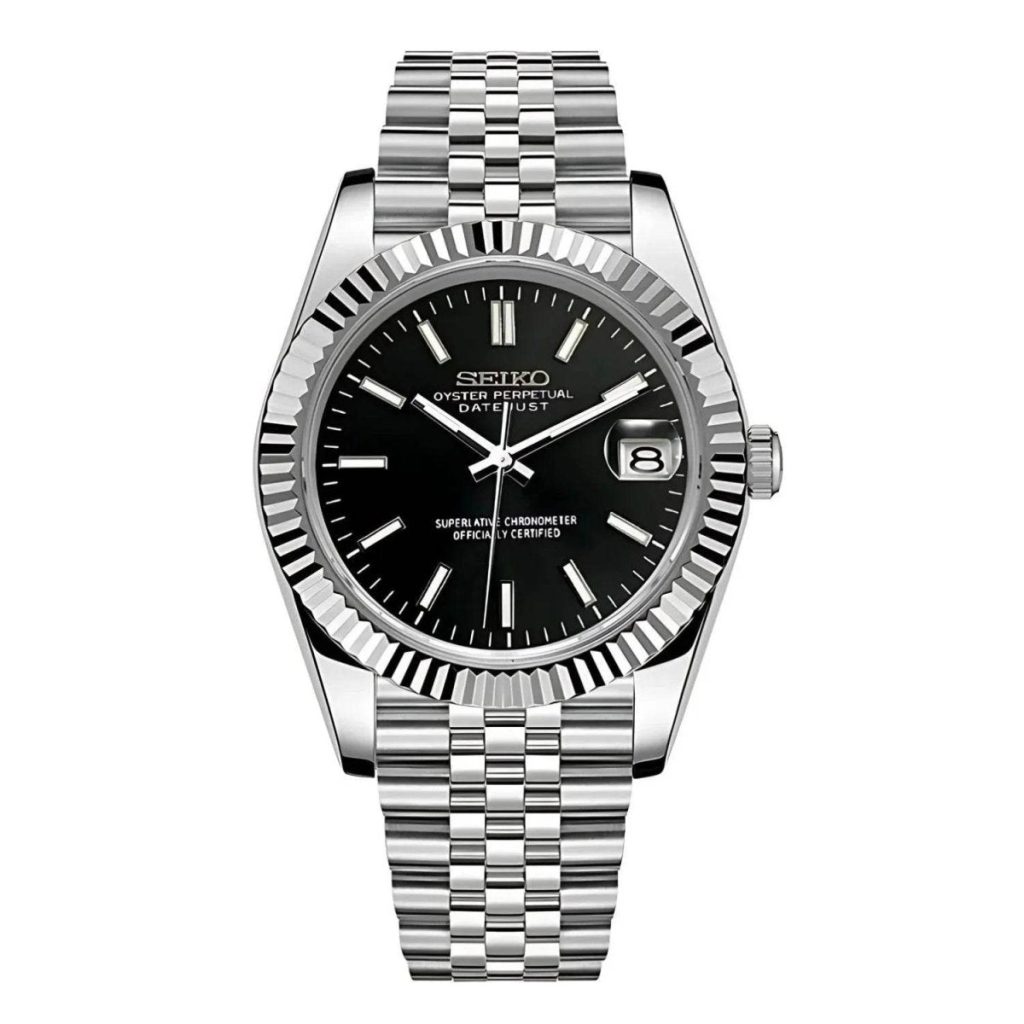 Seiko Mod | Datejust Stealth Black