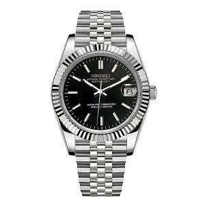 Seiko Mod | Datejust Stealth Black