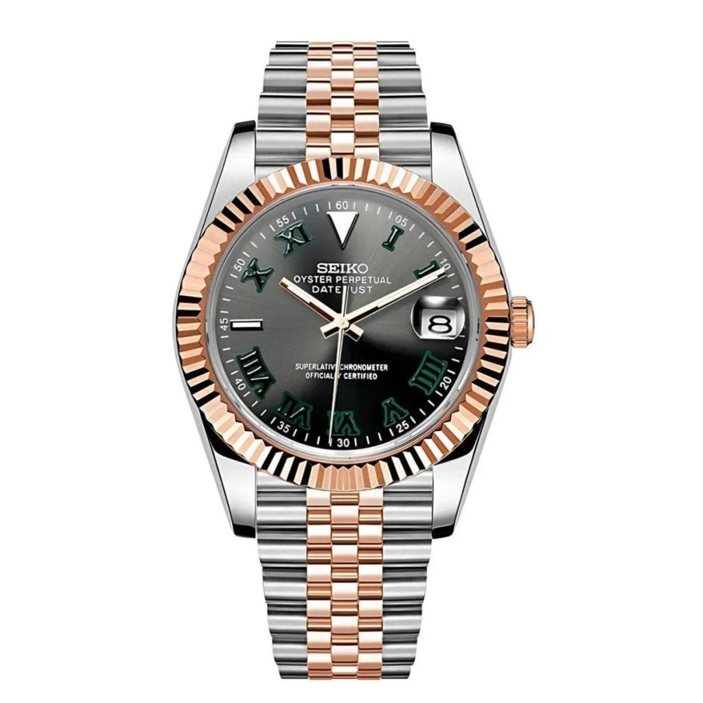 Seiko Mod | Datejust Two Tone Wimbledon