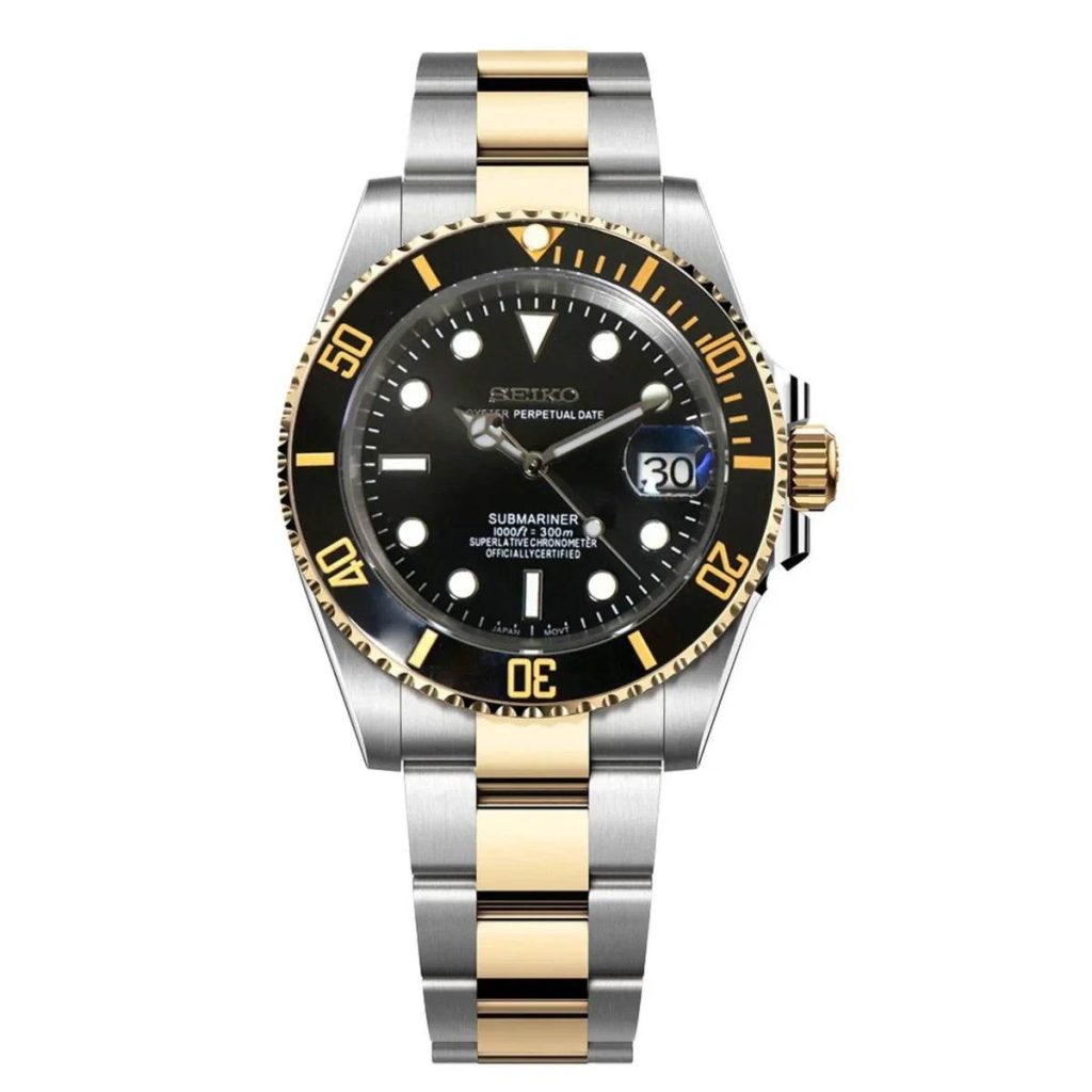 Seiko Mod | Submariner Two Tone Gold