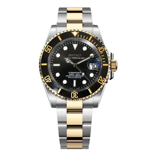 Seiko Mod | Submariner Two Tone Gold