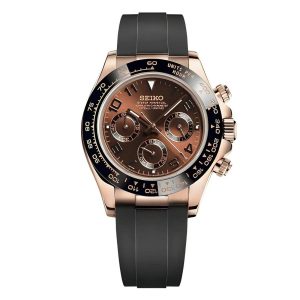 Seiko Mod | Daytona Chocolate Gold Sport