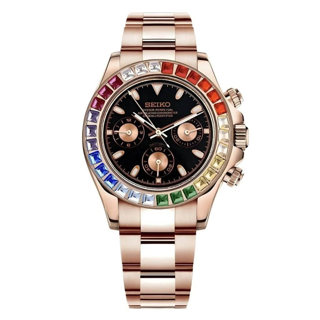 Seiko Mod | Daytona Rose Gold Rainbow